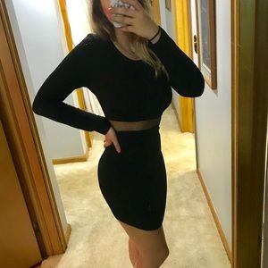 Black Boutique Bodycon Dress